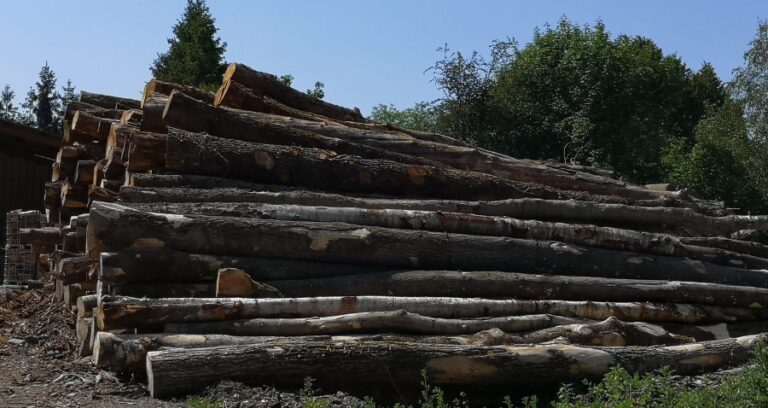 Grumes de bois de chauffage