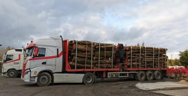 Semi-remorque de bois en 2m : frêne mi-sec