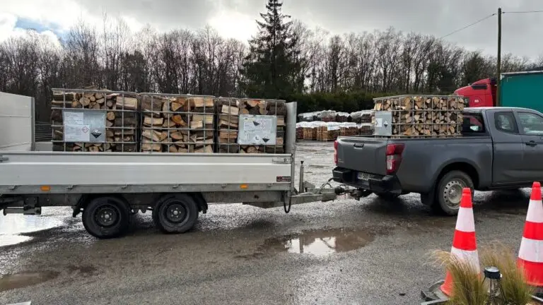 bois de chauffage à emporter drive