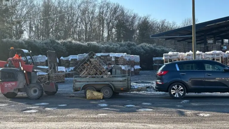 bois de chauffage à emporter vrac